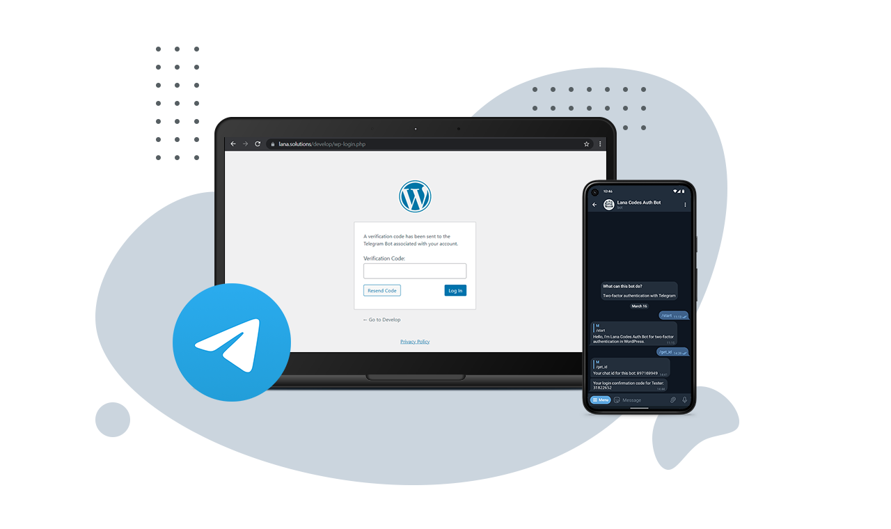 Two-Factor with Telegram WordPress Plugin