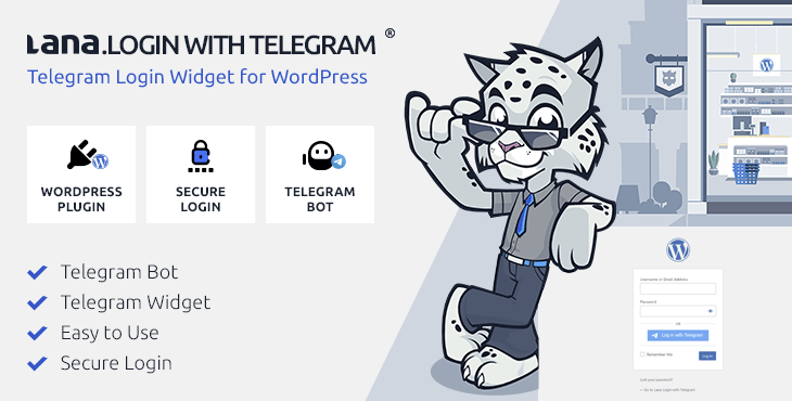 Lana Login with Telegram - WordPress Plugin